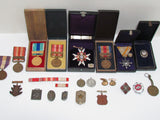 AMAZING JAPANESE MEDAL LOT ~ WW2, PRE, POST WW2 JAPANESE MEDALS & BADGES