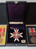 AMAZING JAPANESE MEDAL LOT ~ WW2, PRE, POST WW2 JAPANESE MEDALS & BADGES