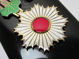 SILVER CASE INSCRIPTION! WW2 JAPANESE RISING SUN MEDAL 4TH CLASS JAPAN BADGE SILVER WWII