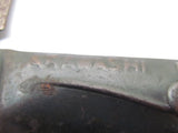 LARGE SIZE RARE ~ WW2 JAPANESE PILOT POCKET KNIFE "ARAWASHI" AIRPLANE MOTIF WWII KAMIKAZE FIERCE EAGLE