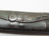 LARGE SIZE RARE ~ WW2 JAPANESE PILOT POCKET KNIFE "ARAWASHI" AIRPLANE MOTIF WWII KAMIKAZE FIERCE EAGLE