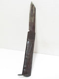 LARGE SIZE RARE ~ WW2 JAPANESE PILOT POCKET KNIFE "ARAWASHI" AIRPLANE MOTIF WWII KAMIKAZE FIERCE EAGLE