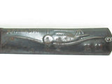LARGE SIZE RARE ~ WW2 JAPANESE PILOT POCKET KNIFE "ARAWASHI" AIRPLANE MOTIF WWII KAMIKAZE FIERCE EAGLE