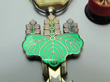 SILVER CASE INSCRIPTION! WW2 JAPANESE RISING SUN MEDAL 4TH CLASS JAPAN BADGE SILVER WWII