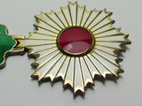SILVER CASE INSCRIPTION! WW2 JAPANESE RISING SUN MEDAL 4TH CLASS JAPAN BADGE SILVER WWII