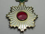 SILVER CASE INSCRIPTION! WW2 JAPANESE RISING SUN MEDAL 4TH CLASS JAPAN BADGE SILVER WWII