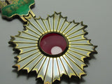 SILVER CASE INSCRIPTION! WW2 JAPANESE RISING SUN MEDAL 4TH CLASS JAPAN BADGE SILVER WWII