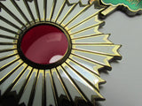 SILVER CASE INSCRIPTION! WW2 JAPANESE RISING SUN MEDAL 4TH CLASS JAPAN BADGE SILVER WWII
