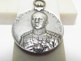 950 SILVER! RARE JAPANESE BADGE OF TABLE MEDAL CROWN PRINCE HIROHITO BADGE JAPAN BATTLESHIP WW1 WW2 WWII
