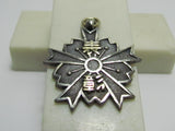 WW2 JAPANESE KEIBODAN CIVIL AIR DEFENSE BADGE MEDAL IMPERIAL JAPAN FUKUOKA
