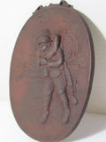 RARE ART! 1938 JAPANESE ARMY HOSPITAL WALL HANGING KOKURA ARMY HOSPITAL FUKUOKA JAPAN