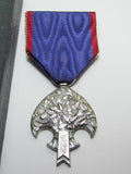 RARE ONE! JAPANESE MEDAL MANCHURIA LAST EMPEROR VISIT SILVER WW2 WWII MANCHUKUO JAPAN