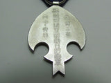 RARE ONE! JAPANESE MEDAL MANCHURIA LAST EMPEROR VISIT SILVER WW2 WWII MANCHUKUO JAPAN