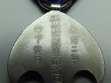 RARE ONE! JAPANESE MEDAL MANCHURIA LAST EMPEROR VISIT SILVER WW2 WWII MANCHUKUO JAPAN