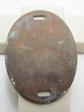RARE ONE! WW2 IMPERIAL JAPANESE ARMY AIR DOG TAG BRASS ID JAPAN MEDAL BADGE WWII