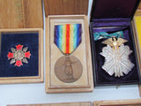 ALL WW2 AND EARLIER MEDAL & BADGE LOT WWII