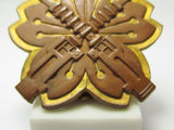 RARE WW2 IMPERIAL JAPANESE ARMY HEAVY MACHINE GUN PROFICIENCY BADGE WWII