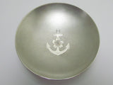 1924 JAPANESE SILVER SAKE CUP NAVY OFFICER AWARD WWI WAR Medal sterling fine