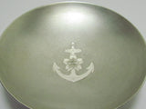 1924 JAPANESE SILVER SAKE CUP NAVY OFFICER AWARD WWI WAR Medal sterling fine