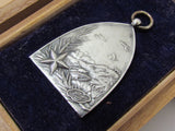 RARE ITEM! 1931 JAPANESE ARMY COMMEMORATION PARTICIPATION BADGE INFANTRY TANKS AIRCRAFT TSUBA