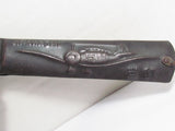 LARGE WW2 JAPANESE PILOT POCKET KNIFE "ARAWASHI" AIRPLANE MOTIF WWII KAMIKAZE FIERCE EAGLE
