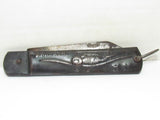 LARGE WW2 JAPANESE PILOT POCKET KNIFE "ARAWASHI" AIRPLANE MOTIF WWII KAMIKAZE FIERCE EAGLE