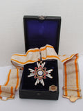 RARE HALLMARK!  PRE WW2 JAPANESE MEDAL 3RD CLASS ORDER SACRED TREASURE "M" HALLMARK OSAKA
