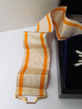 RARE HALLMARK!  PRE WW2 JAPANESE MEDAL 3RD CLASS ORDER SACRED TREASURE "M" HALLMARK OSAKA