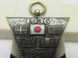 EXTREMELY RARE 1936 JAPANESE NAVY 2ND LONDON NAVAL CONFERENCE BADGE ARMS REDUCTION
