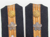 NAMED WW2 JAPANESE NAVY LIEUTENANT SHOULDER BOARDS EPAULETTES JAPAN WWII