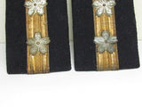 NAMED WW2 JAPANESE NAVY LIEUTENANT SHOULDER BOARDS EPAULETTES JAPAN WWII