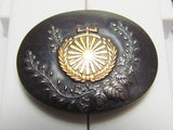 VERY RARE! WW2 JAPANESE PURE SILVER KOREA OCCUPATION OBIDOME & OBIJIME