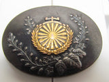 VERY RARE! WW2 JAPANESE PURE SILVER KOREA OCCUPATION OBIDOME & OBIJIME
