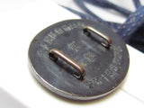 VERY RARE! WW2 JAPANESE PURE SILVER KOREA OCCUPATION OBIDOME & OBIJIME