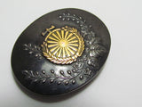 VERY RARE! WW2 JAPANESE PURE SILVER KOREA OCCUPATION OBIDOME & OBIJIME