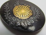 VERY RARE! WW2 JAPANESE PURE SILVER KOREA OCCUPATION OBIDOME & OBIJIME