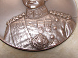 RARE ITEM!  JAPANESE TABLE MEDAL CROWN PRINCE HIROHITO VOYAGE JAPAN BATTLESHIP WW1 WW2 WWII