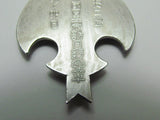 RARE ONE! JAPANESE MEDAL MANCHURIA LAST EMPEROR VISIT SILVER WW2 WWII MANCHUKUO JAPAN