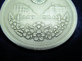 RARE JAPANESE 1930 CAPITAL REHABILITATION MEDAL GREAT KANTO EARTHQUAKE SILVER TOKYO ww2