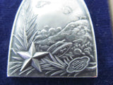 RARE ITEM! 1931 JAPANESE ARMY COMMEMORATION PARTICIPATION BADGE INFANTRY TANKS AIRCRAFT TSUBA