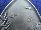 RARE ITEM! 1931 JAPANESE ARMY COMMEMORATION PARTICIPATION BADGE INFANTRY TANKS AIRCRAFT TSUBA