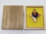 GOLD ONE! WW2 JAPANESE IMPERIAL SOLDIER RELIEF BADGE PIN ARMY NAVY FLAG MEDAL CROW WWII