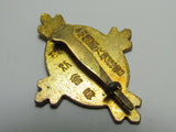 GOLD ONE! WW2 JAPANESE IMPERIAL SOLDIER RELIEF BADGE PIN ARMY NAVY FLAG MEDAL CROW WWII