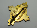 GOLD ONE! WW2 JAPANESE IMPERIAL SOLDIER RELIEF BADGE PIN ARMY NAVY FLAG MEDAL CROW WWII