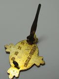 GOLD ONE! WW2 JAPANESE IMPERIAL SOLDIER RELIEF BADGE PIN ARMY NAVY FLAG MEDAL CROW WWII