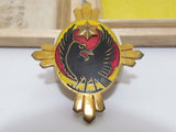 GOLD ONE! WW2 JAPANESE IMPERIAL SOLDIER RELIEF BADGE PIN ARMY NAVY FLAG MEDAL CROW WWII