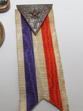 ALL WW2 AND EARLIER MEDAL & BADGE LOT WWII BEAUTIFUL RED CROSS CUFF LINKS