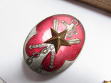 ALL WW2 AND EARLIER MEDAL & BADGE LOT WWII BEAUTIFUL RED CROSS CUFF LINKS