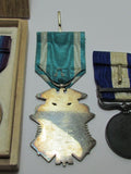 ALL WW2 AND EARLIER MEDAL & BADGE LOT WWII BEAUTIFUL RED CROSS CUFF LINKS