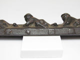 RARE! WW2 JAPANESE ARMY PAPERWEIGHT BUNCHIN WWII JAPAN WAR MEDAL IRON ART GUN KNIFE